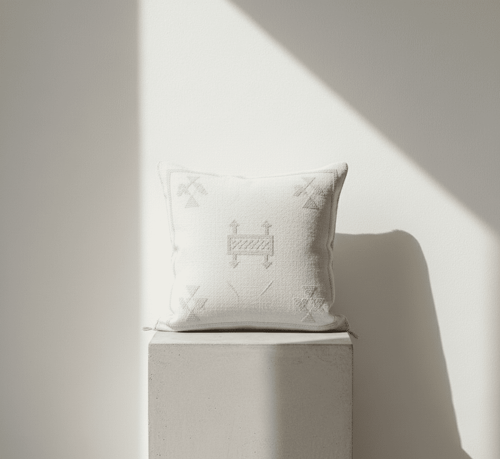 Sabra Off-White Cushion Cover "Salt of the Atlas" – Model SA-05
