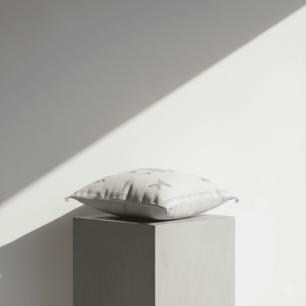 Sabra Off-White Kissenbezug „Salt of the Atlas“ – Modell SA-05