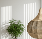 Lámpara de Rafia Colgante XL | Diseño Boho Natural Artesanal