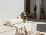 Manta Marroqui Blanca