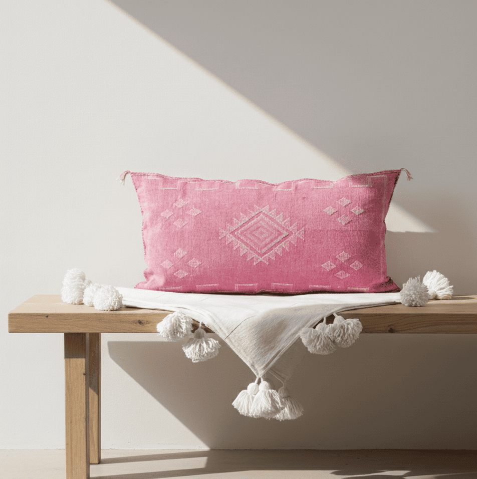 Funda Sabra Rosa “Flor del Oasis XL” - 100cm x 50cm