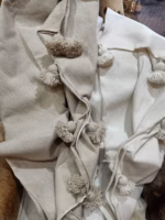 Beige Moroccan Blanket - Moroccan Art