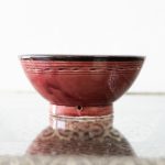 Cuencos Marroquíes de Cerámica Hechos a Mano Rojo Granada
