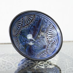 Cuencos Marroquíes de Cerámica Hechos a Mano Azul 1
