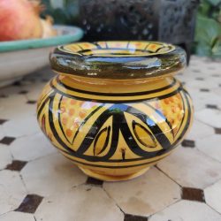 Cenicero de Cerámica Marroquí Amarillo