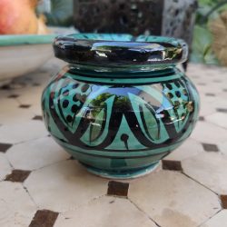 Cenicero de Cerámica Marroquí Verde