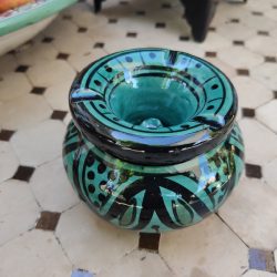 Cenicero de Cerámica Marroquí Verde1