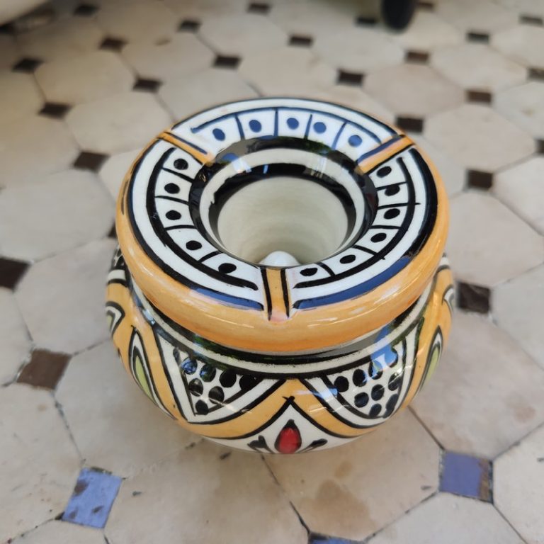 Cenicero de Cerámica Marroquí Duranzo1