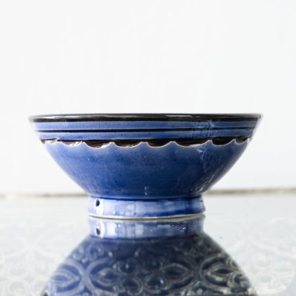 Cuencos Marroquíes de Cerámica Hechos a Mano Azul