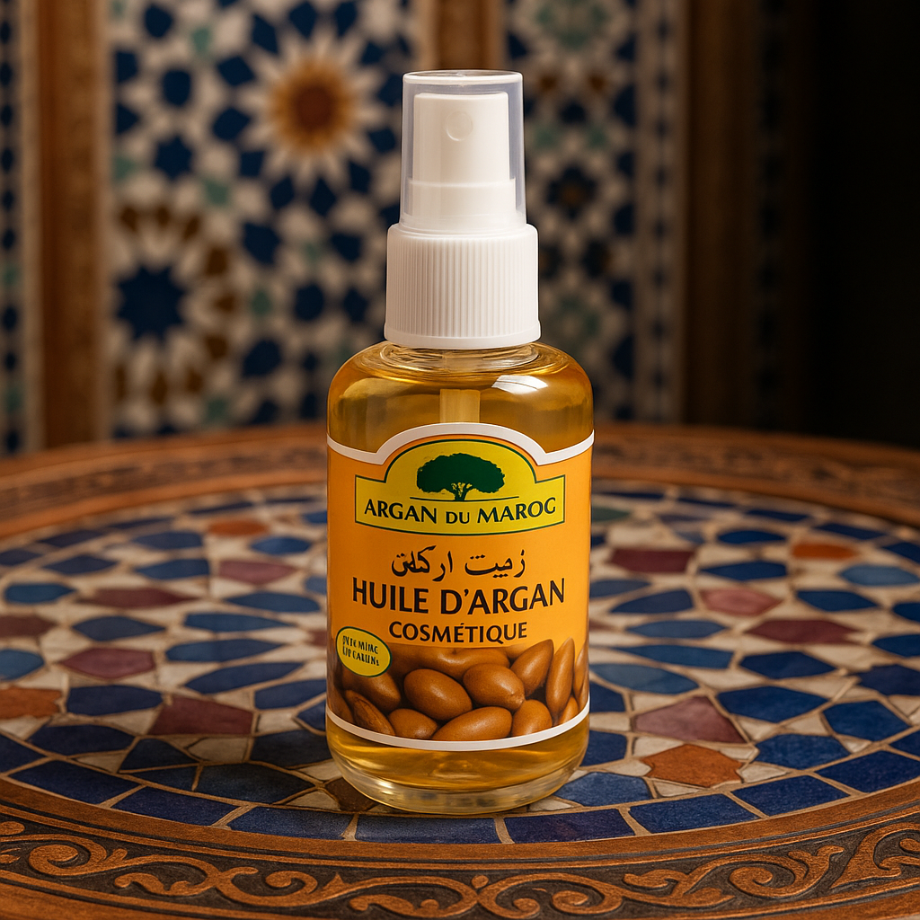 Aceite de Argán Puro 100% Natural Bio – 50ml Hidratante, Antiarrugas y Rejuvenecedor Cosmética Marroquí de Calidad para Piel, Cabello y Uñas