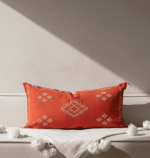 Rotes Kaktus-Seidenkissen XL - 100x50 cm - SCR1050A