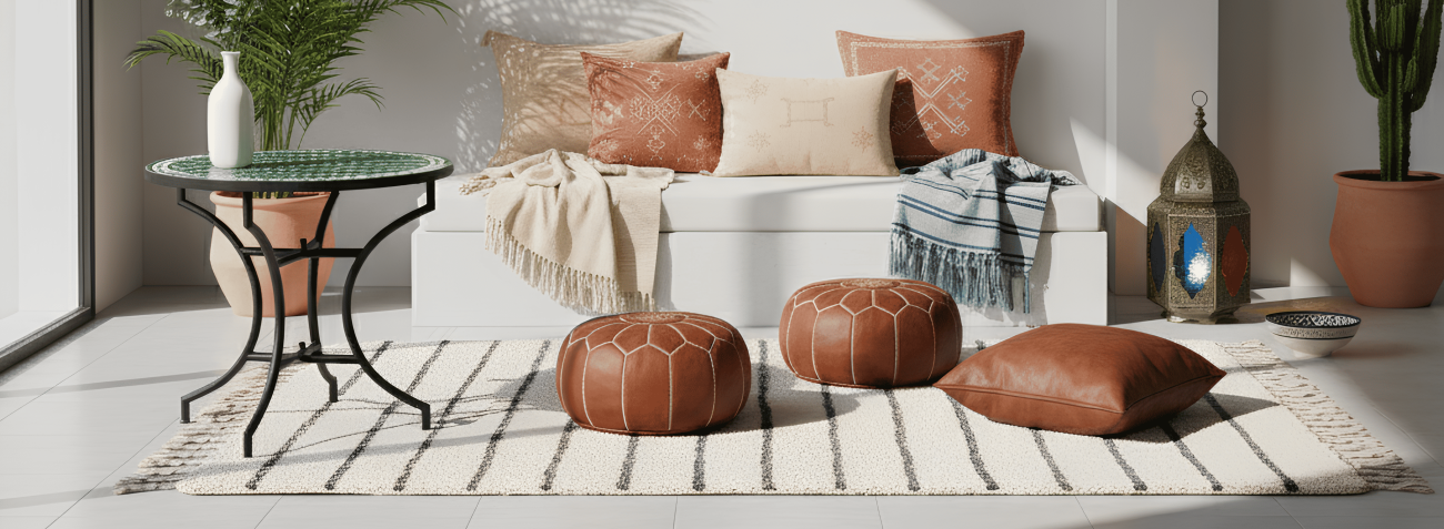 Arte Marruecos | Cojines, Pufs y Alfombras Bereberes