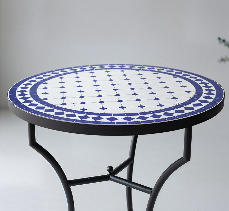 Mesa de Jardín Mosaico "Zafiro" Marroquí