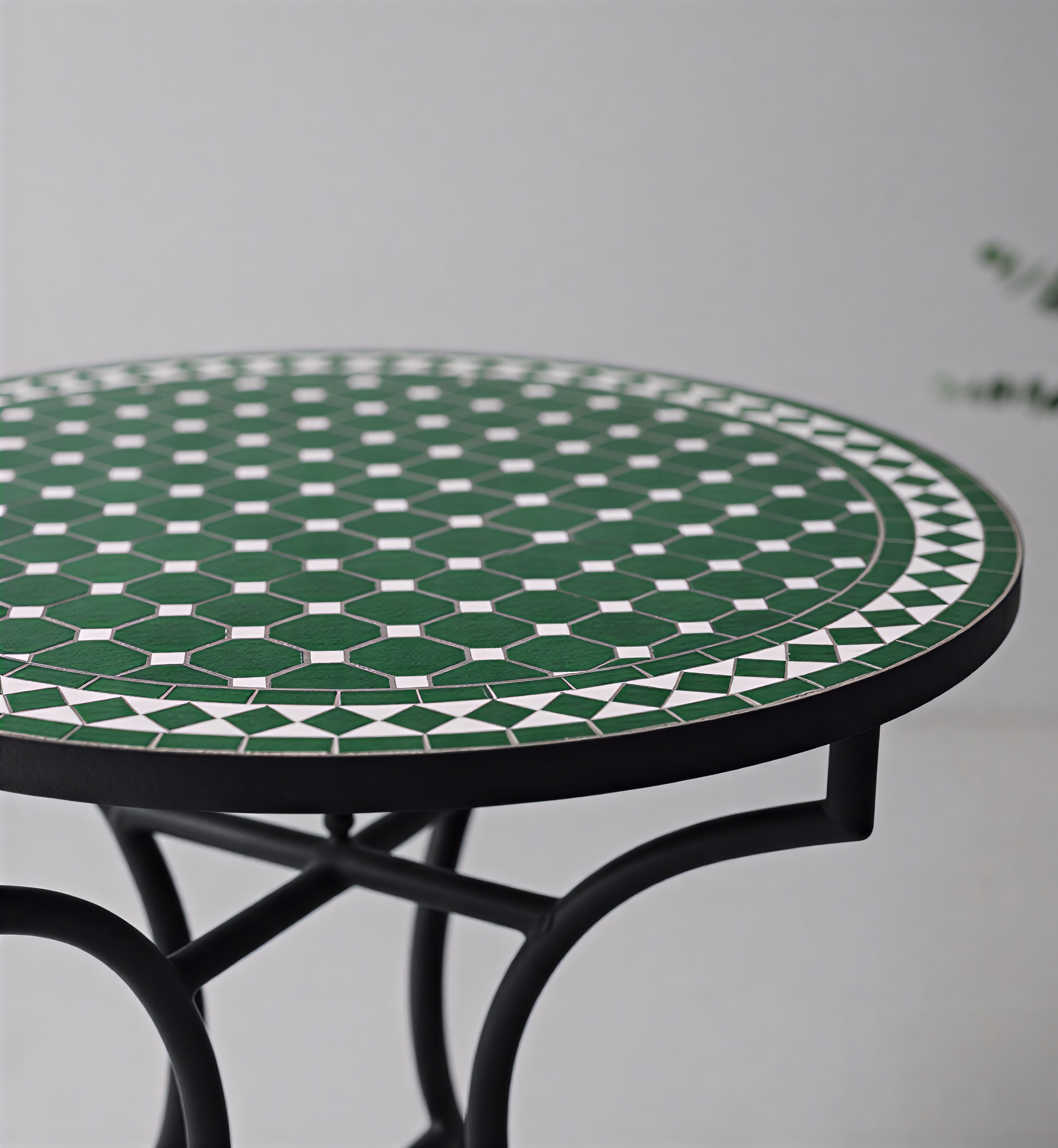 Mesa de Jardín Mosaico Esmeralda Marroquí - 60 CM Mesa de Jardín Mosaico Esmeralda Marroquí - 60 CM