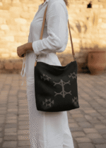 Sabra Handmade Shoulder Bag | Black1