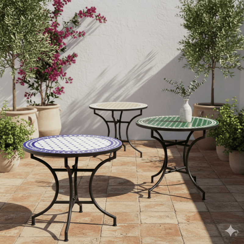 Mesas Mosaico - Las Joyas del Desierto en tu Terraza.